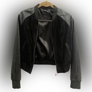 Authentic Tergan genuine leather bomber jacket Unisex